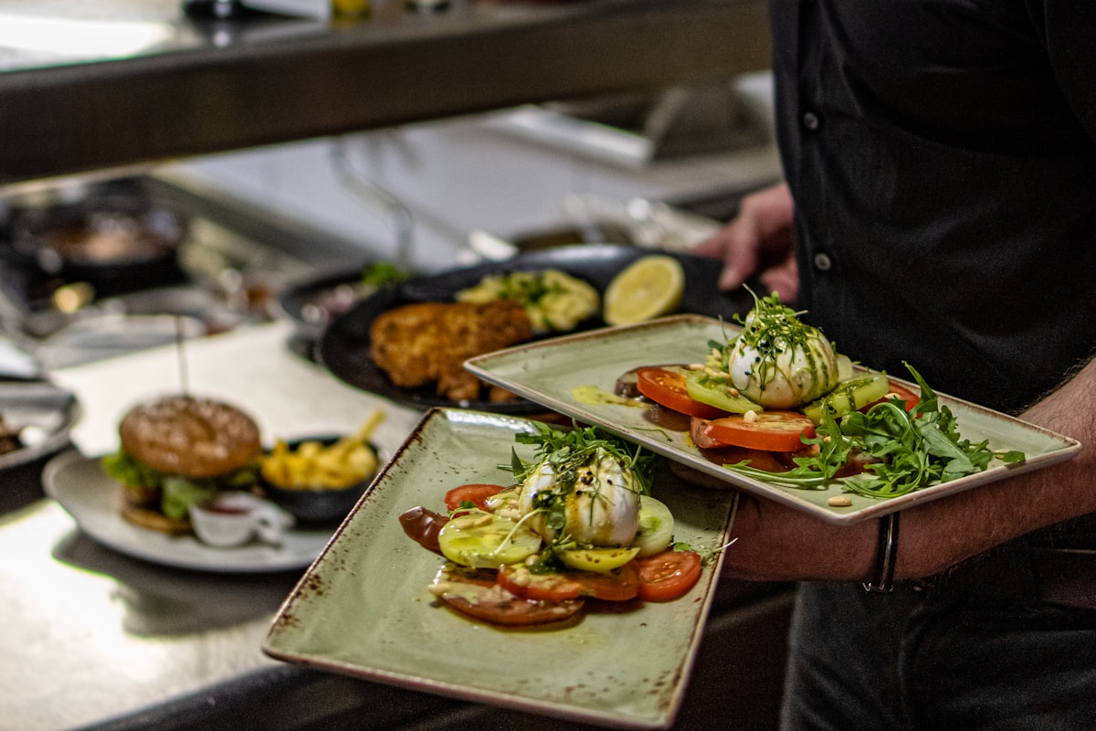 Fresh ingredients sourced from local suppliers